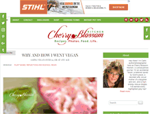 Tablet Screenshot of cherryblossomkitchen.com